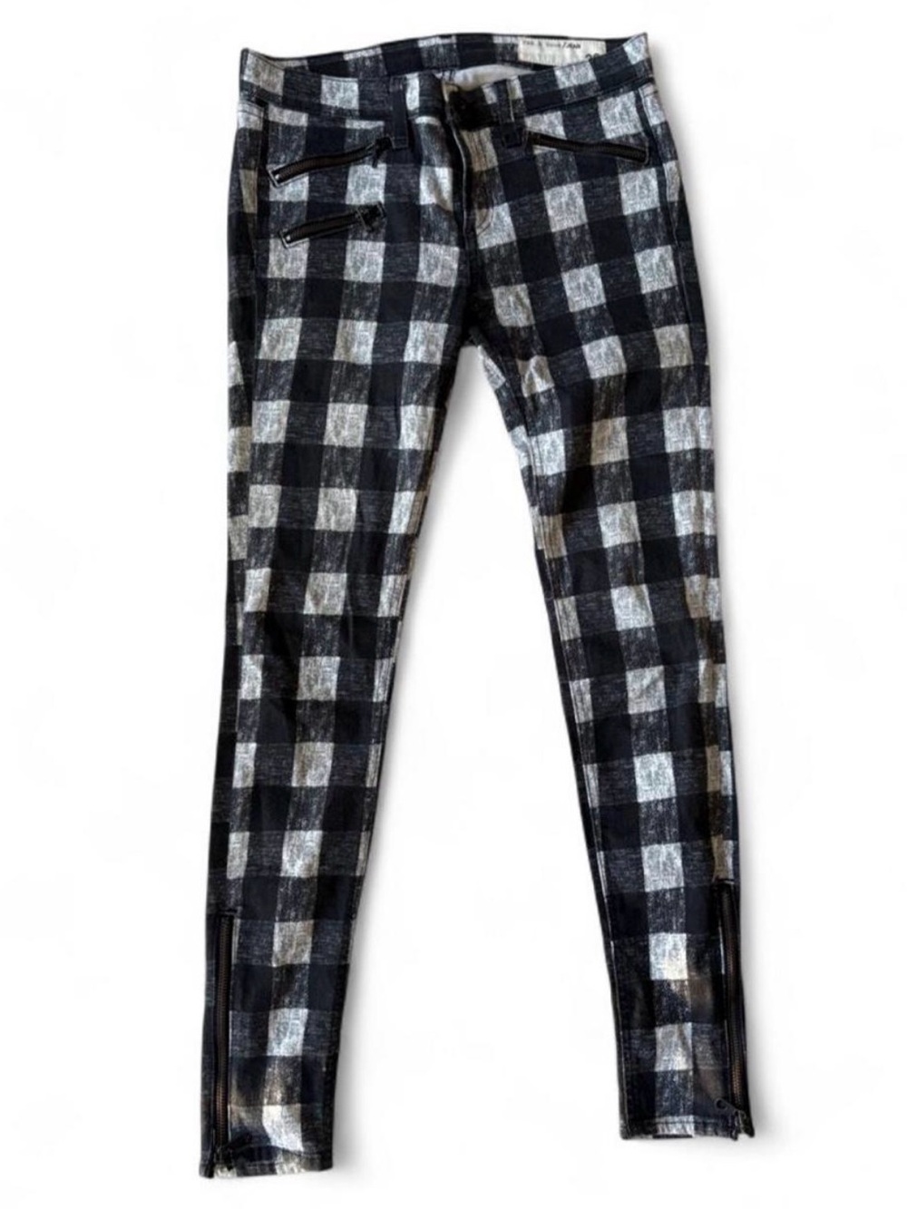 Rag & bone/JEAN "RBW 23" White Buffalo Check Jeans